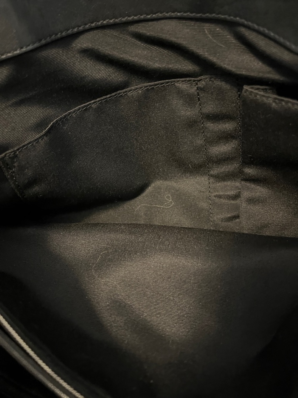 Coach Black Signature Canvas Shoulder Bag with Leather Trim - Picture 8 of 9